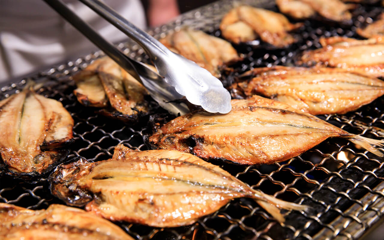 鯵の干物