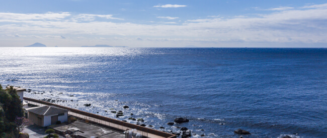 海を望む絶景